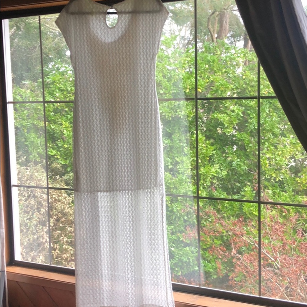 Nick & Mo | White Lace “Freedom” Maxi Dress | M - Picture 6 of 12